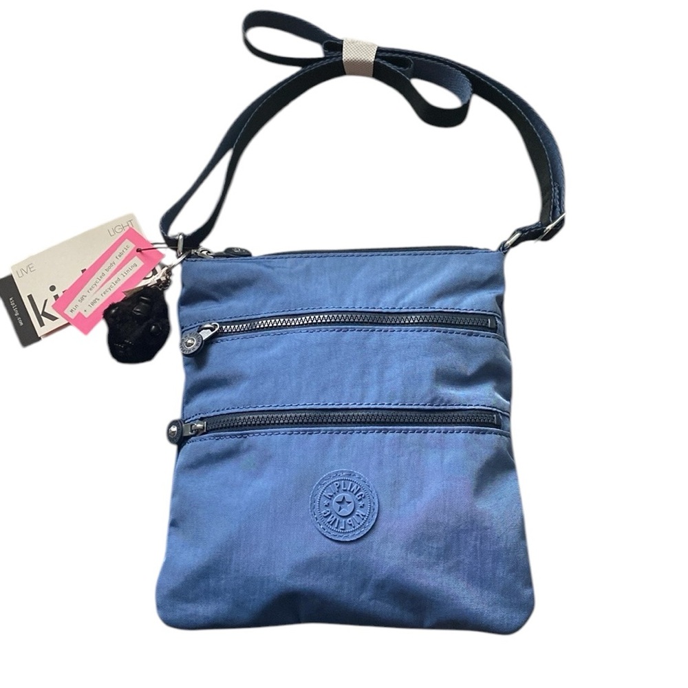 Kipling Keiko Blue Crossbody Mini Bag - Picture 3 of 11